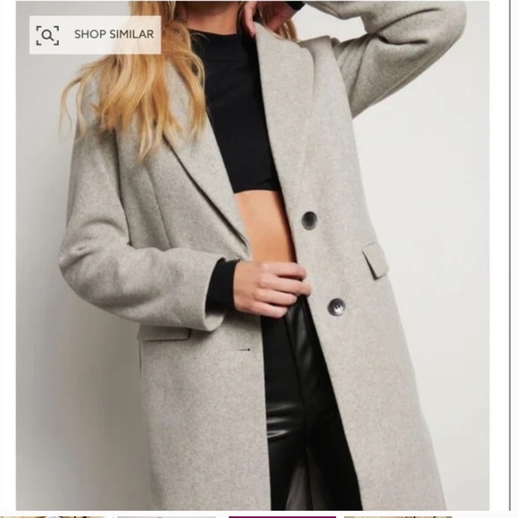 Lined Wool Coat - Picture 2 of 3